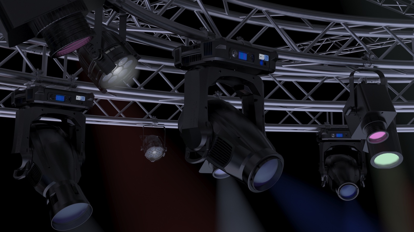 TV Studio Stage Truss and Lights - Extended License by N/A