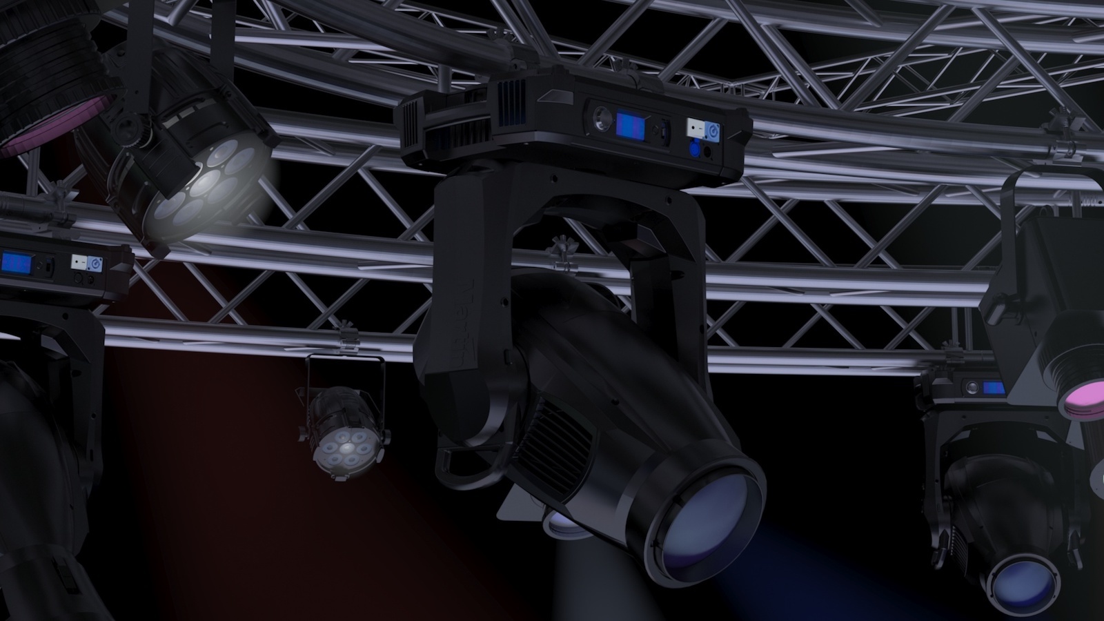 TV Studio Stage Truss and Lights - Extended License by N/A