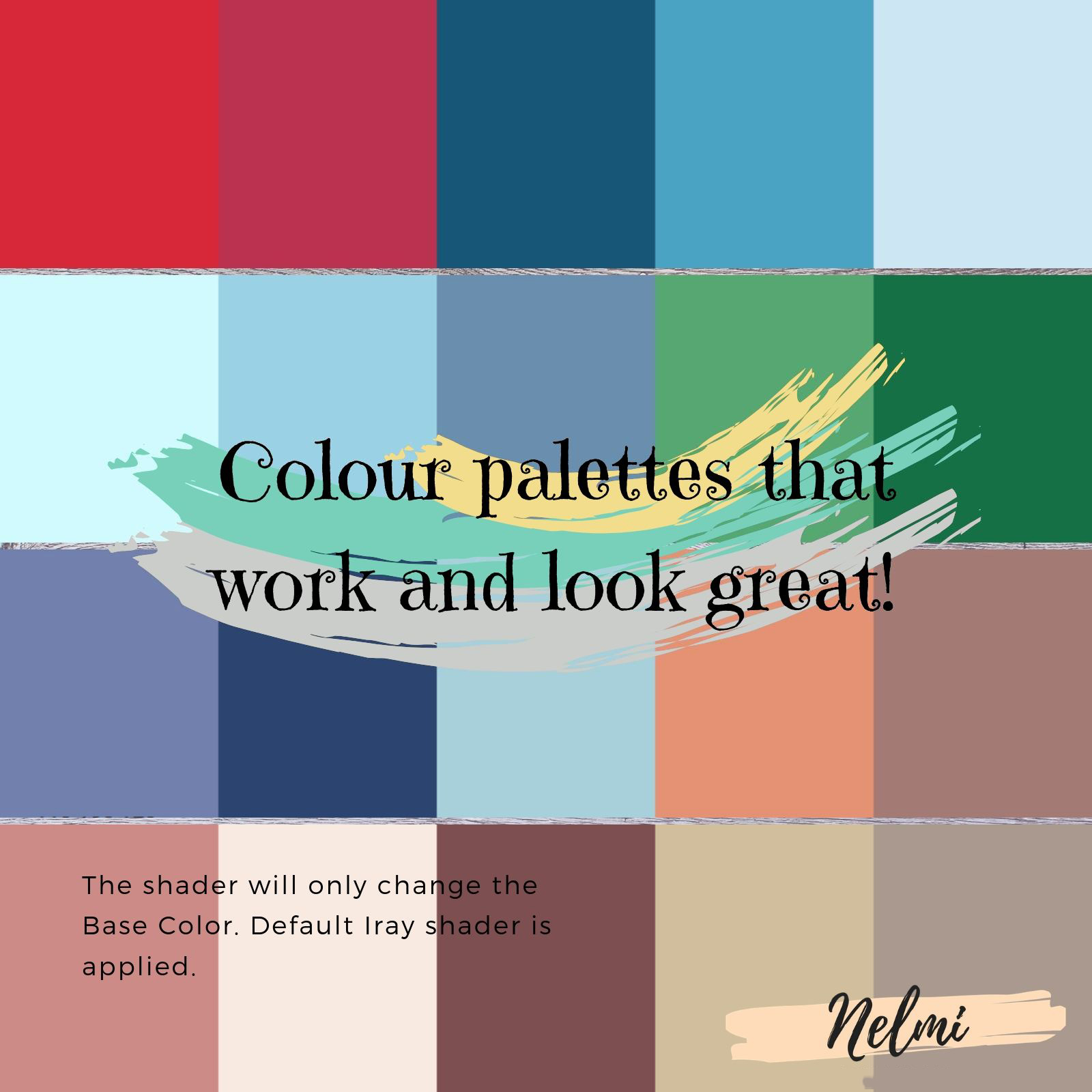 Colour Palettes Shader for Daz Studio by N/A