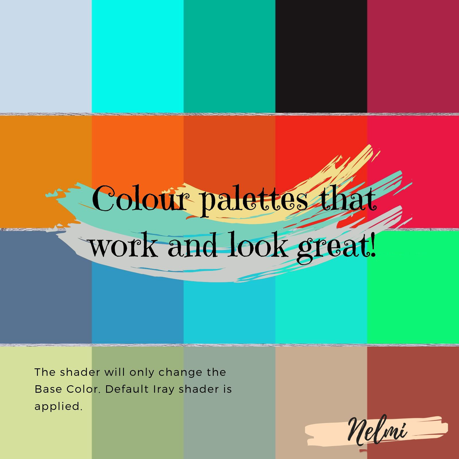 Colour Palettes Shader for Daz Studio by N/A