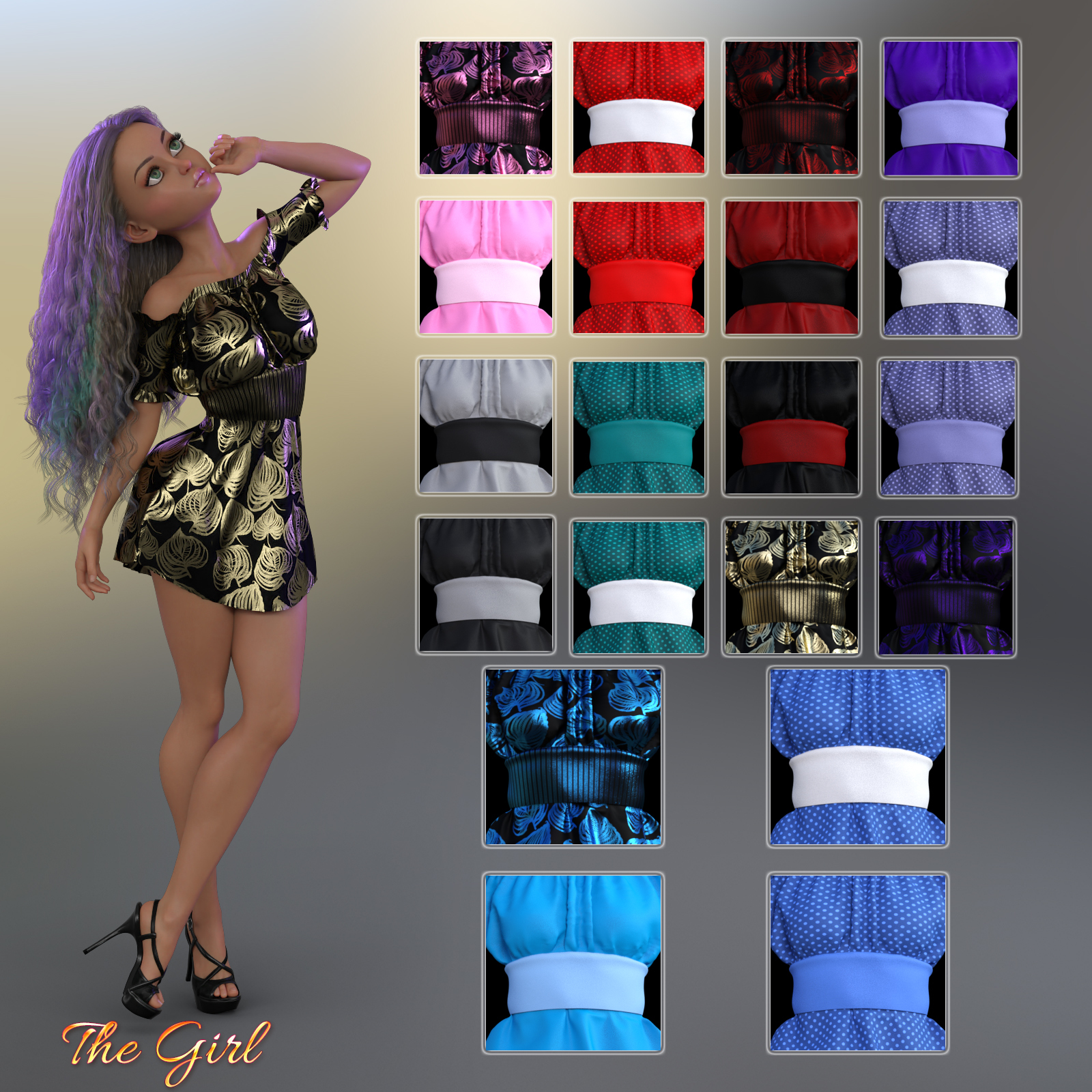 SublimelyVexed Relaxing Ruffle Dress G8|dForce by N/A
