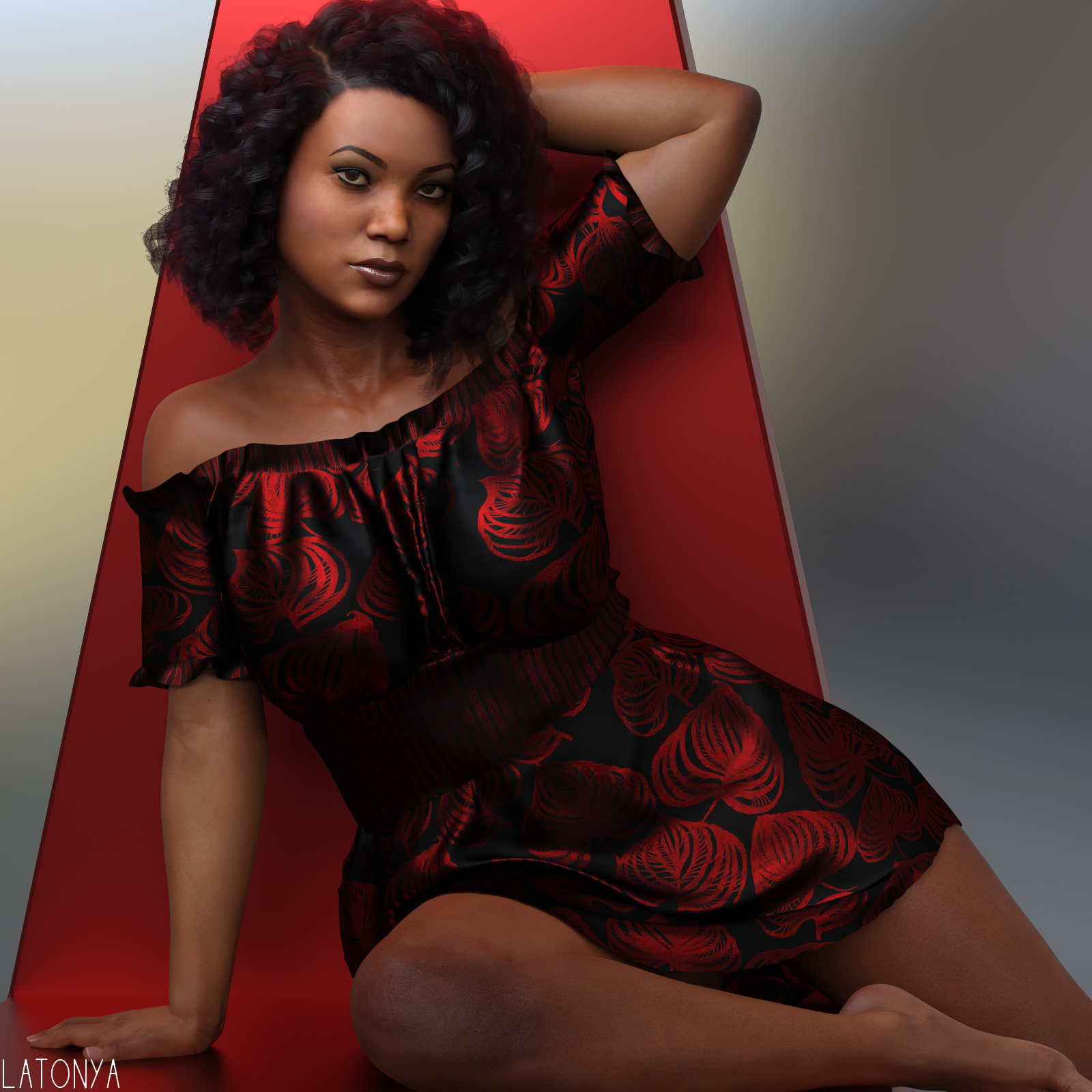SublimelyVexed Relaxing Ruffle Dress G8|dForce by N/A