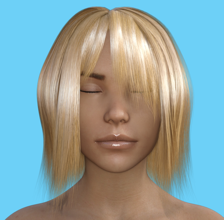 NL Hair for Genesis 8 Female by N/A