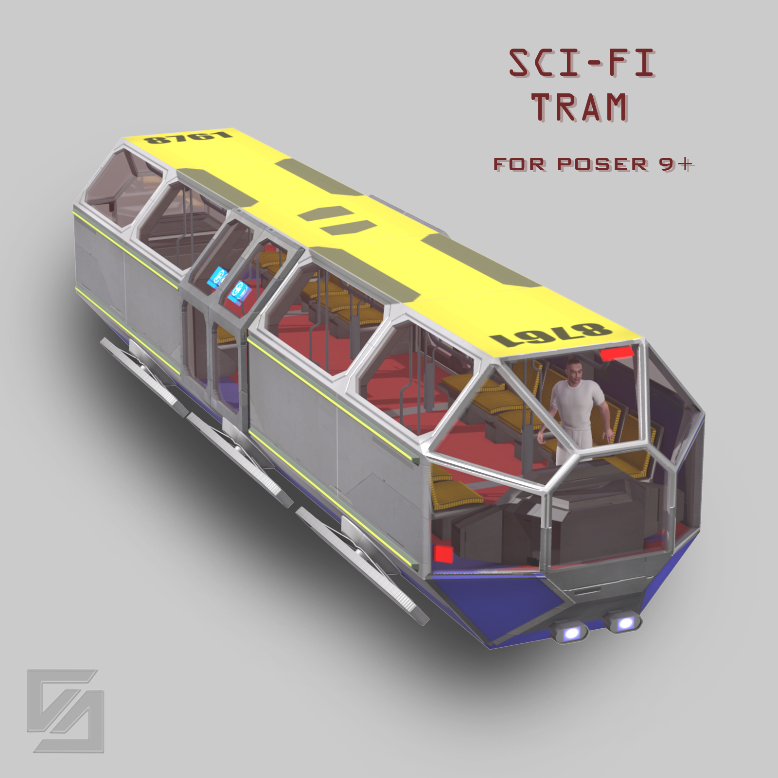 Sci-Fi Tram by N/A