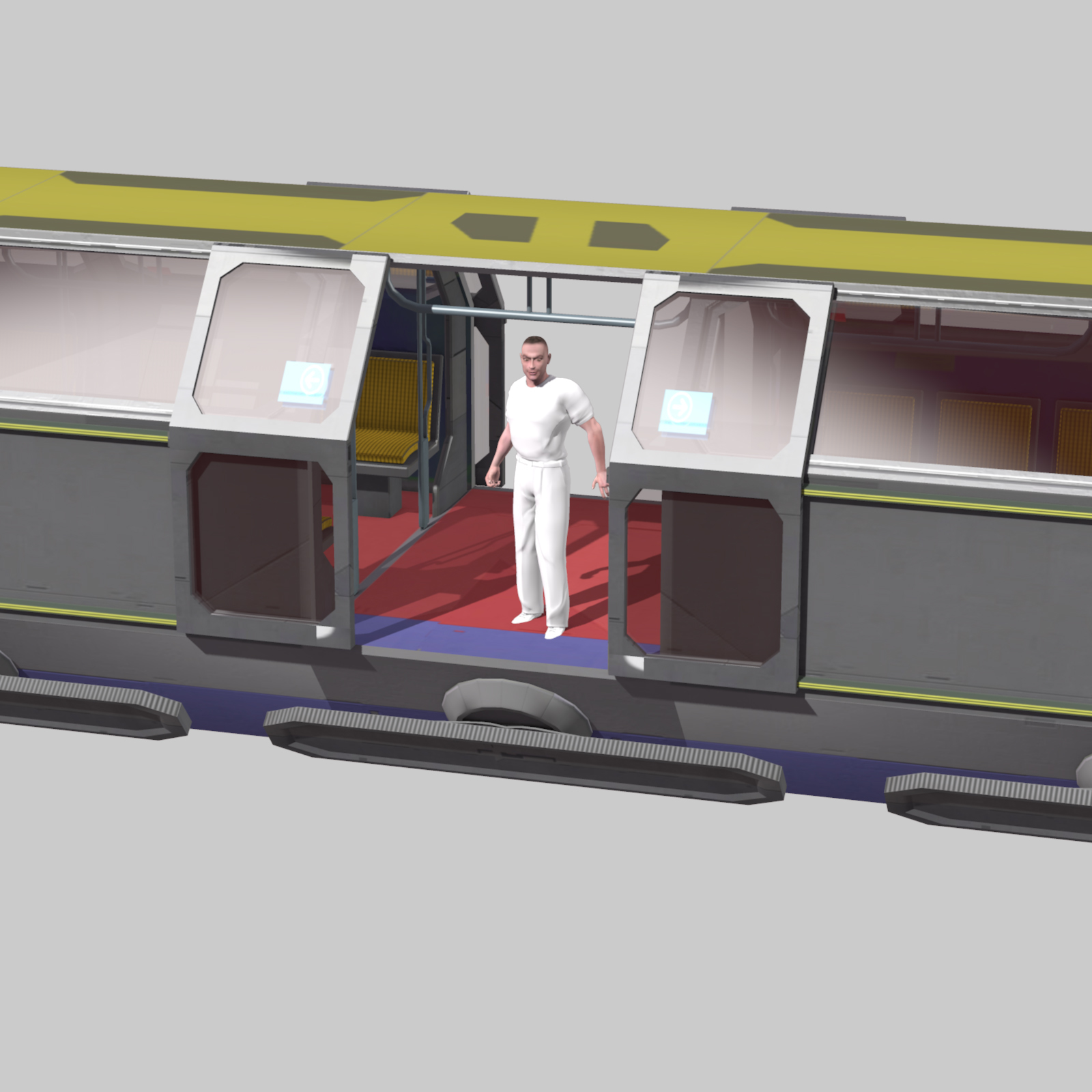 Sci-Fi Tram by N/A