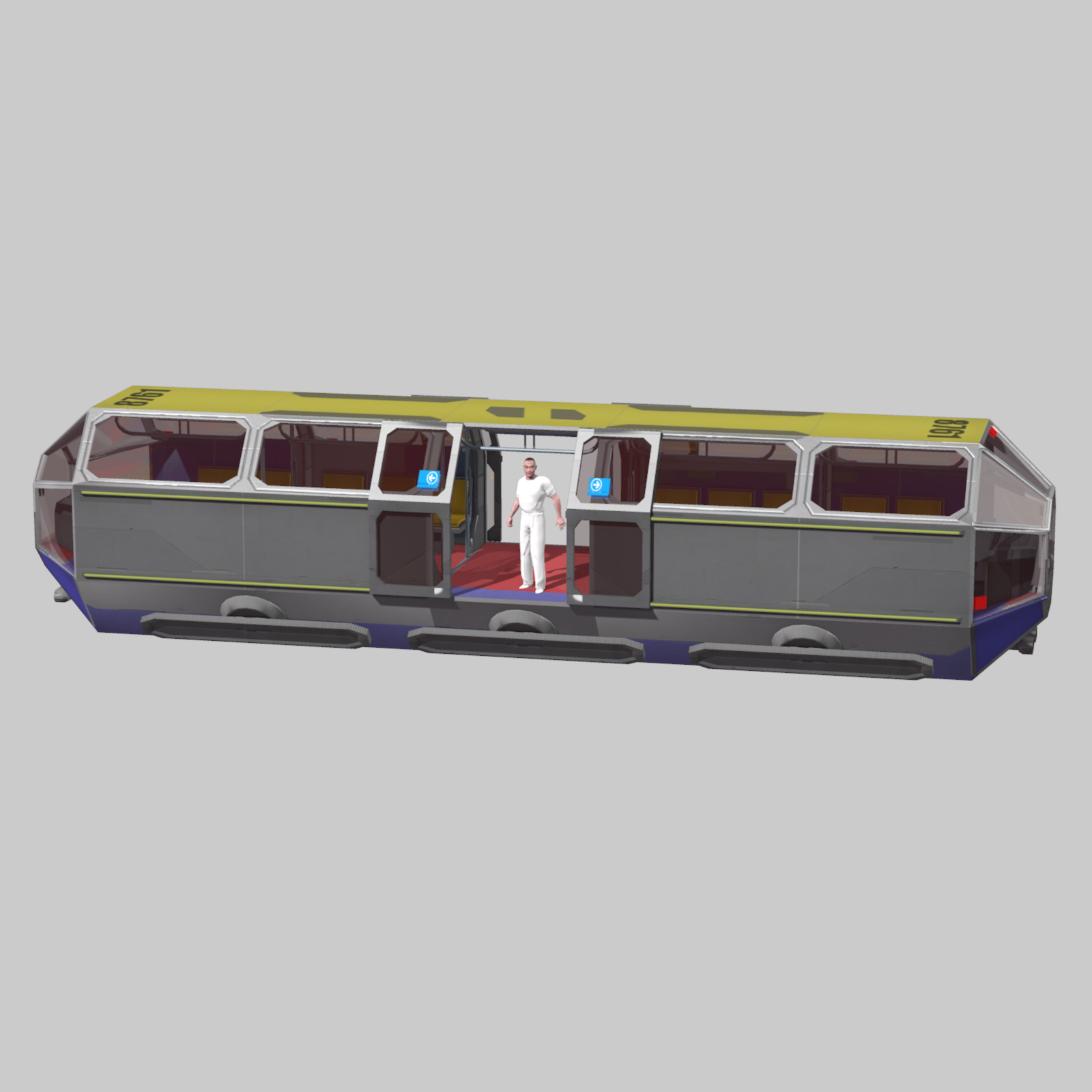 Sci-Fi Tram by N/A