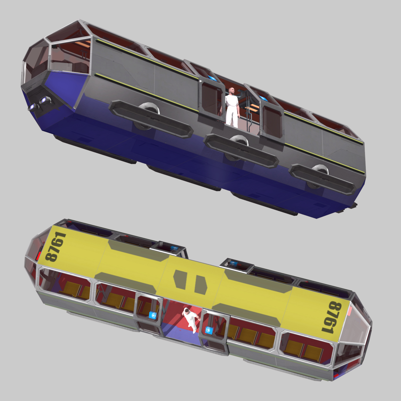 Sci-Fi Tram by N/A