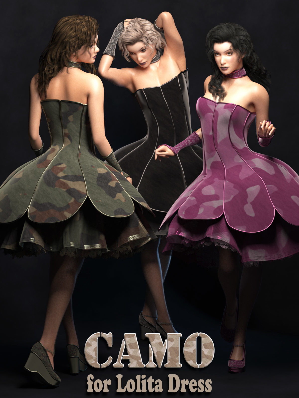 Camo for Lolita Dress by N/A