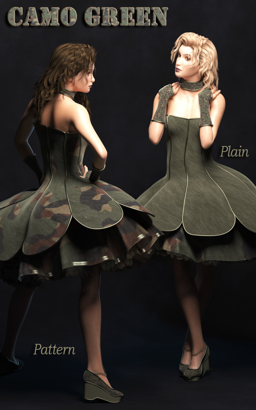 Camo for Lolita Dress by N/A