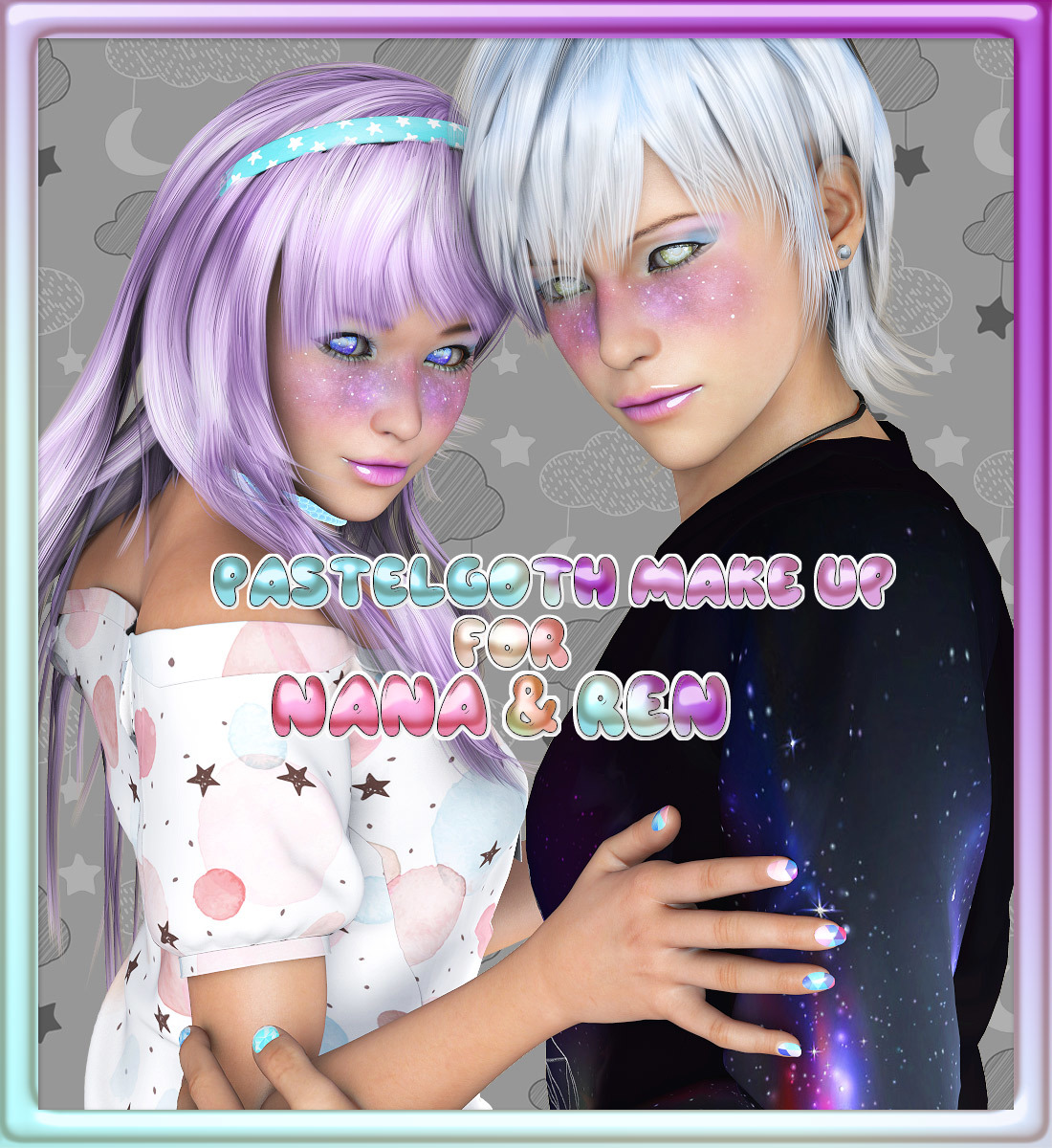 PastelGoth Makeup for Nana and Ren by N/A