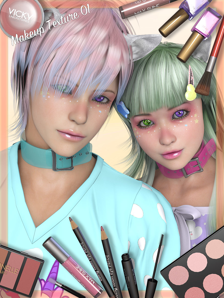 PastelGoth Makeup for Nana and Ren by N/A