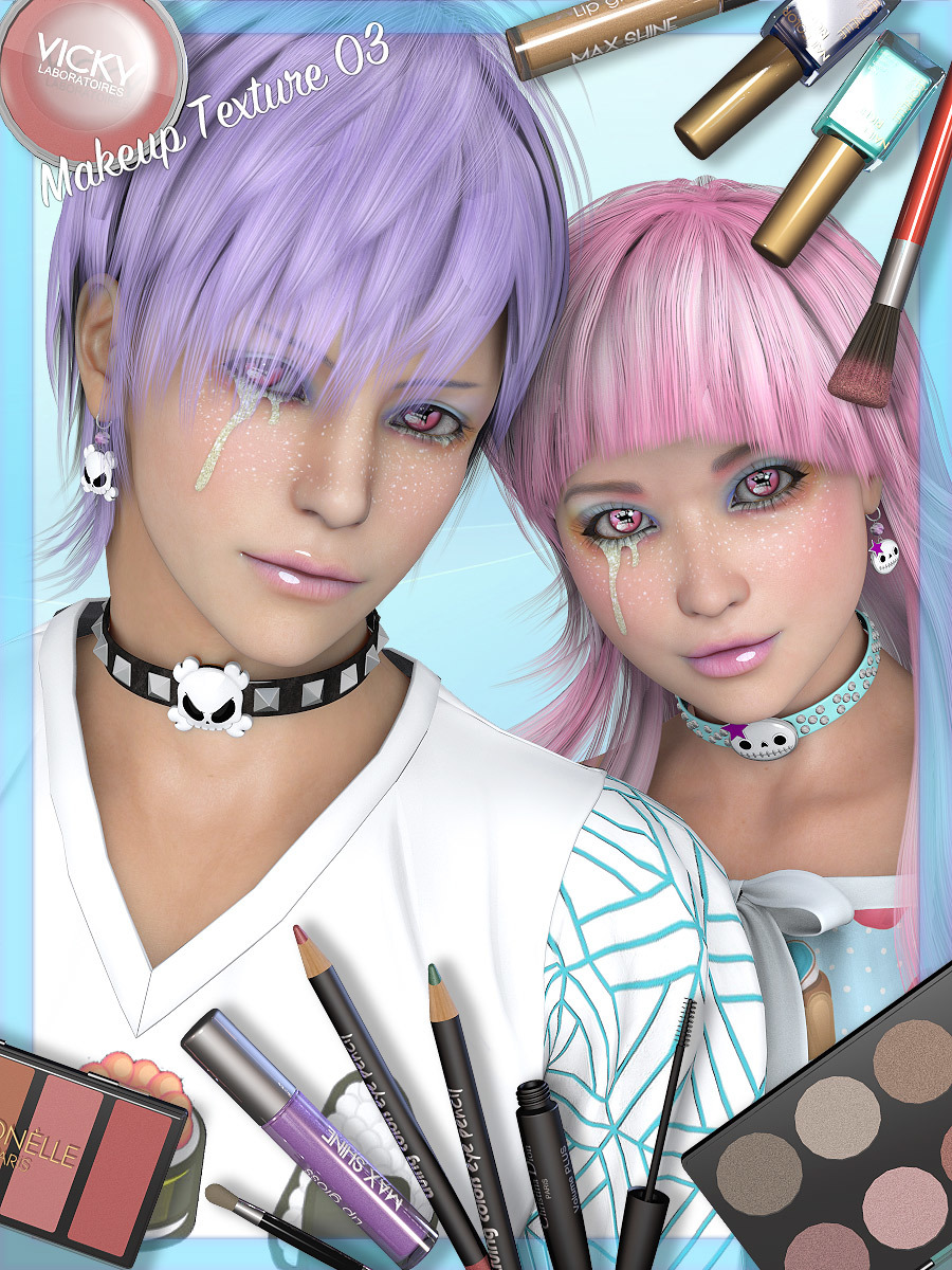 PastelGoth Makeup for Nana and Ren by N/A