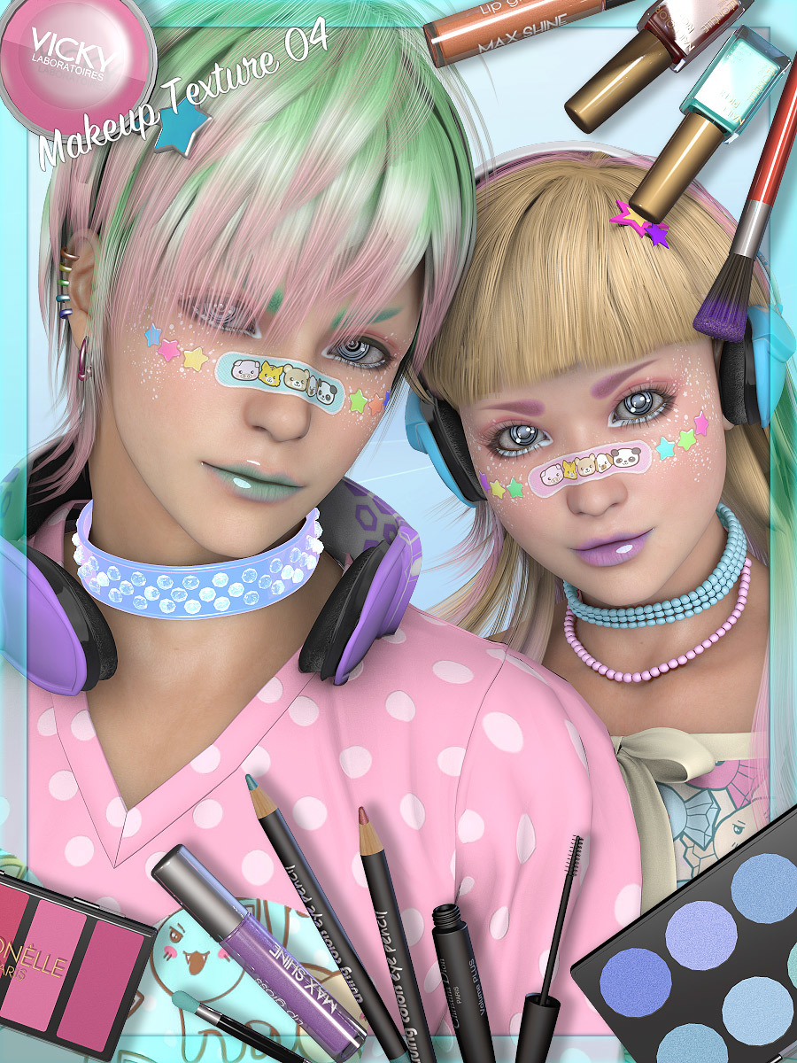 PastelGoth Makeup for Nana and Ren by N/A