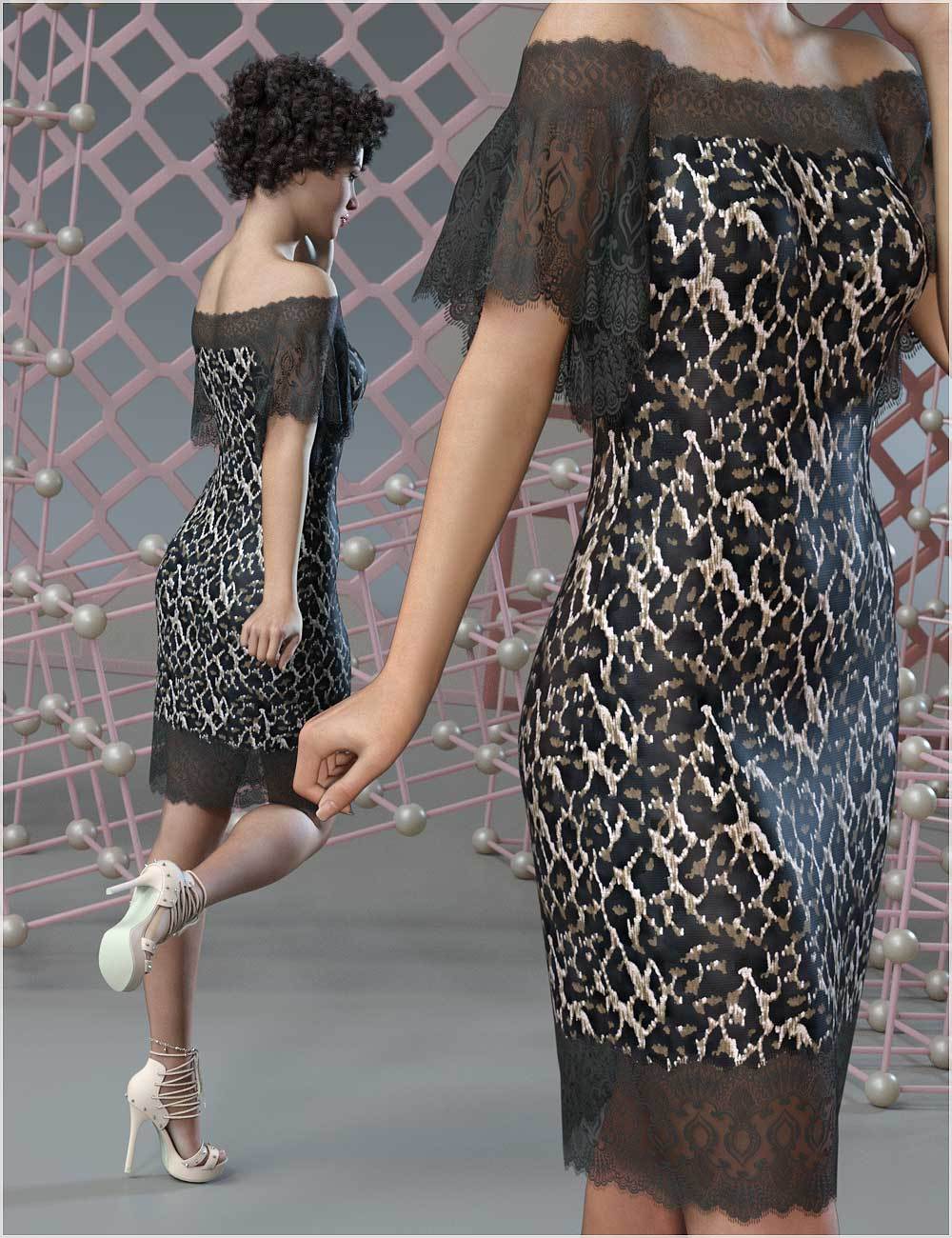 Stylz For dForce - Shimmy Dress by N/A