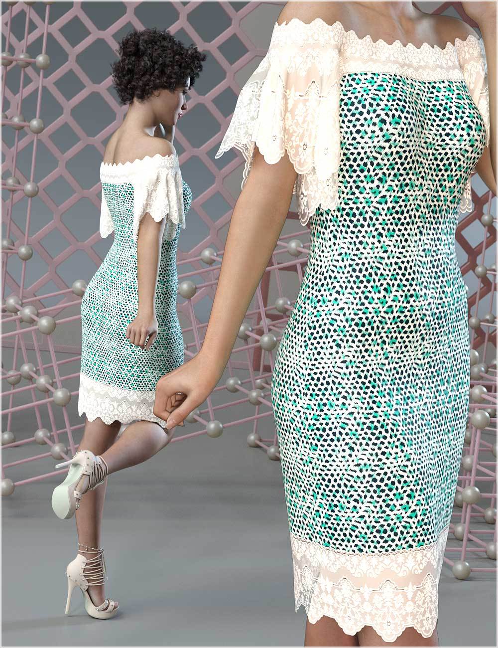 Stylz For dForce - Shimmy Dress by N/A