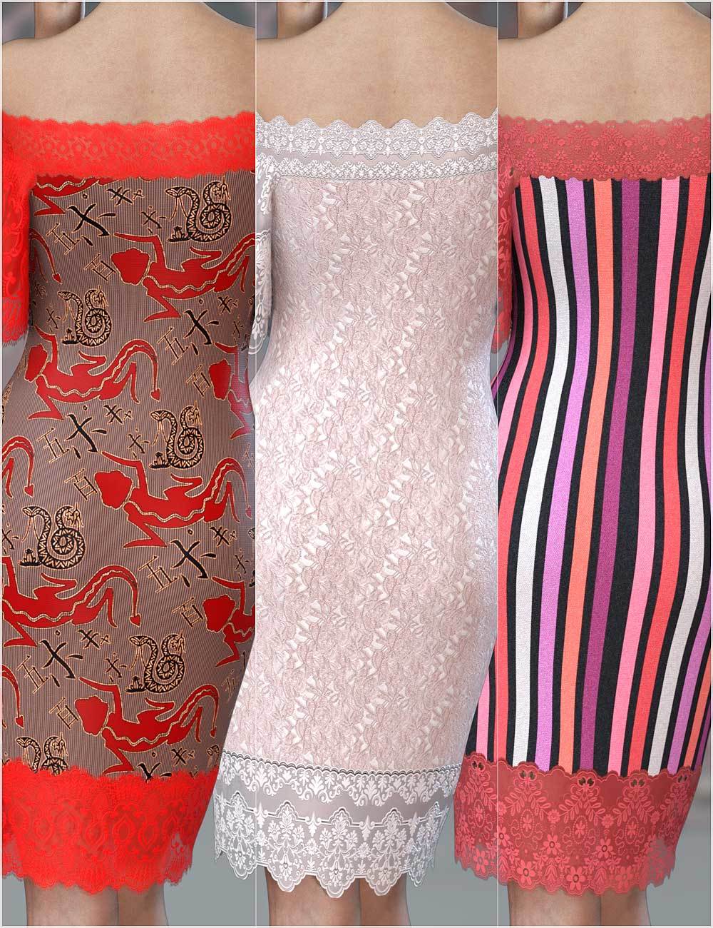 Stylz For dForce - Shimmy Dress by N/A