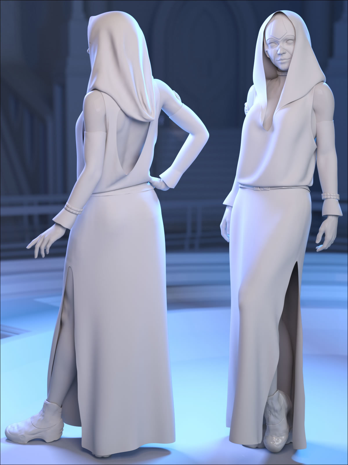 dforce Sci-Fi Chic for Genesis 8 Females by N/A