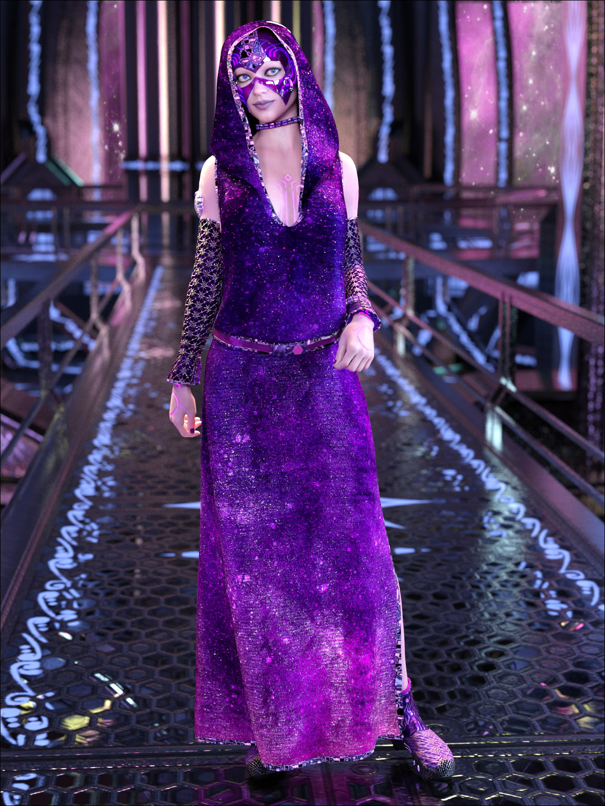 dforce Sci-Fi Chic for Genesis 8 Females by N/A