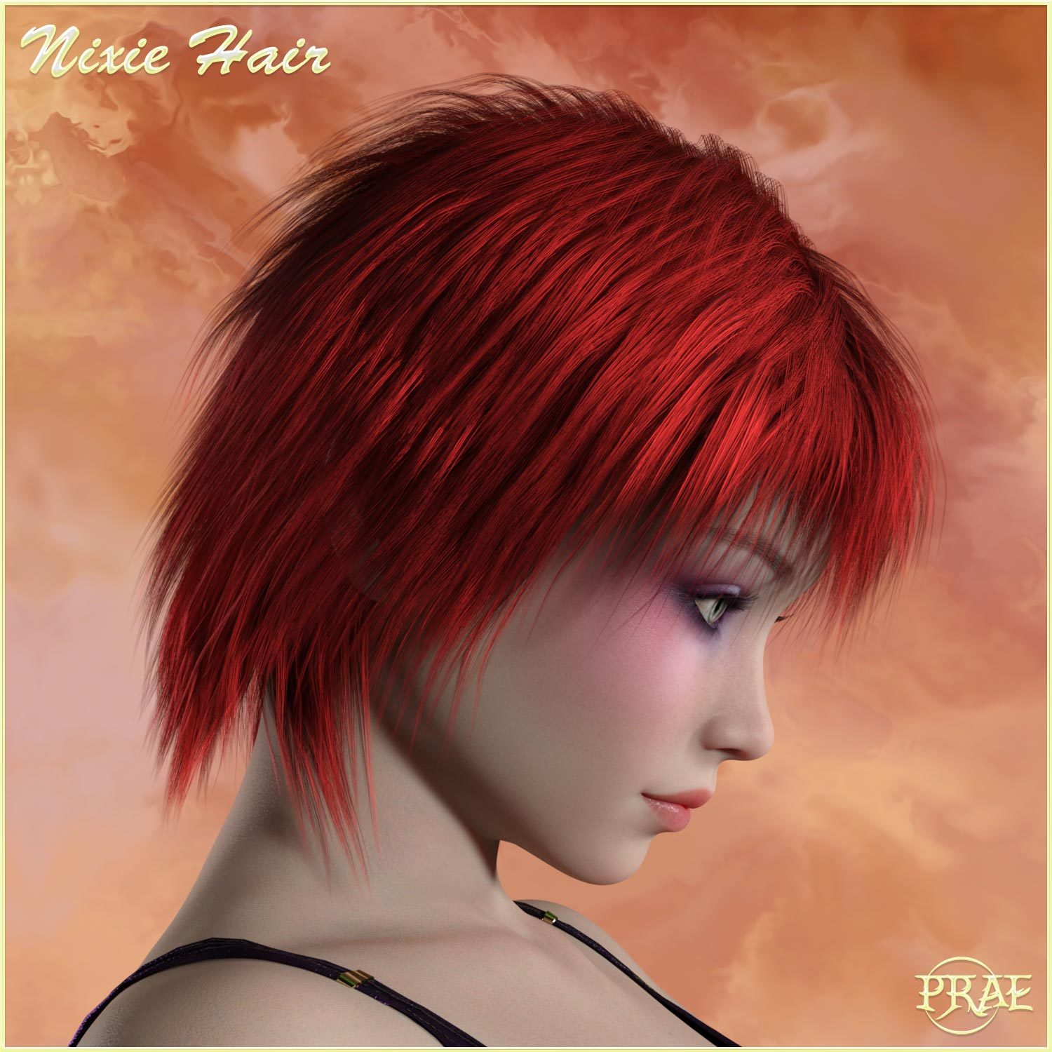Prae-Nixie Hair For G3/G8 Daz by N/A