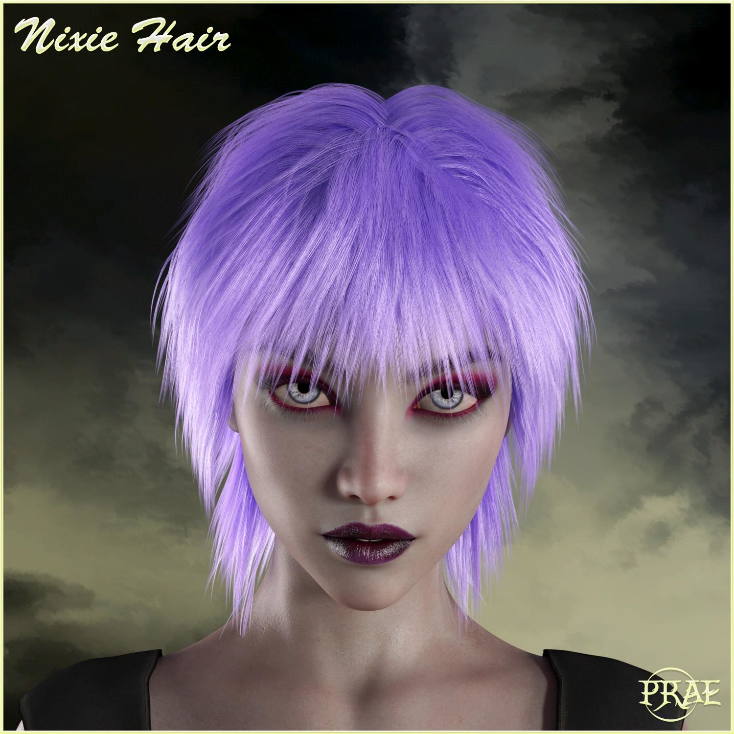 Prae-Nixie Hair For G3/G8 Daz by N/A