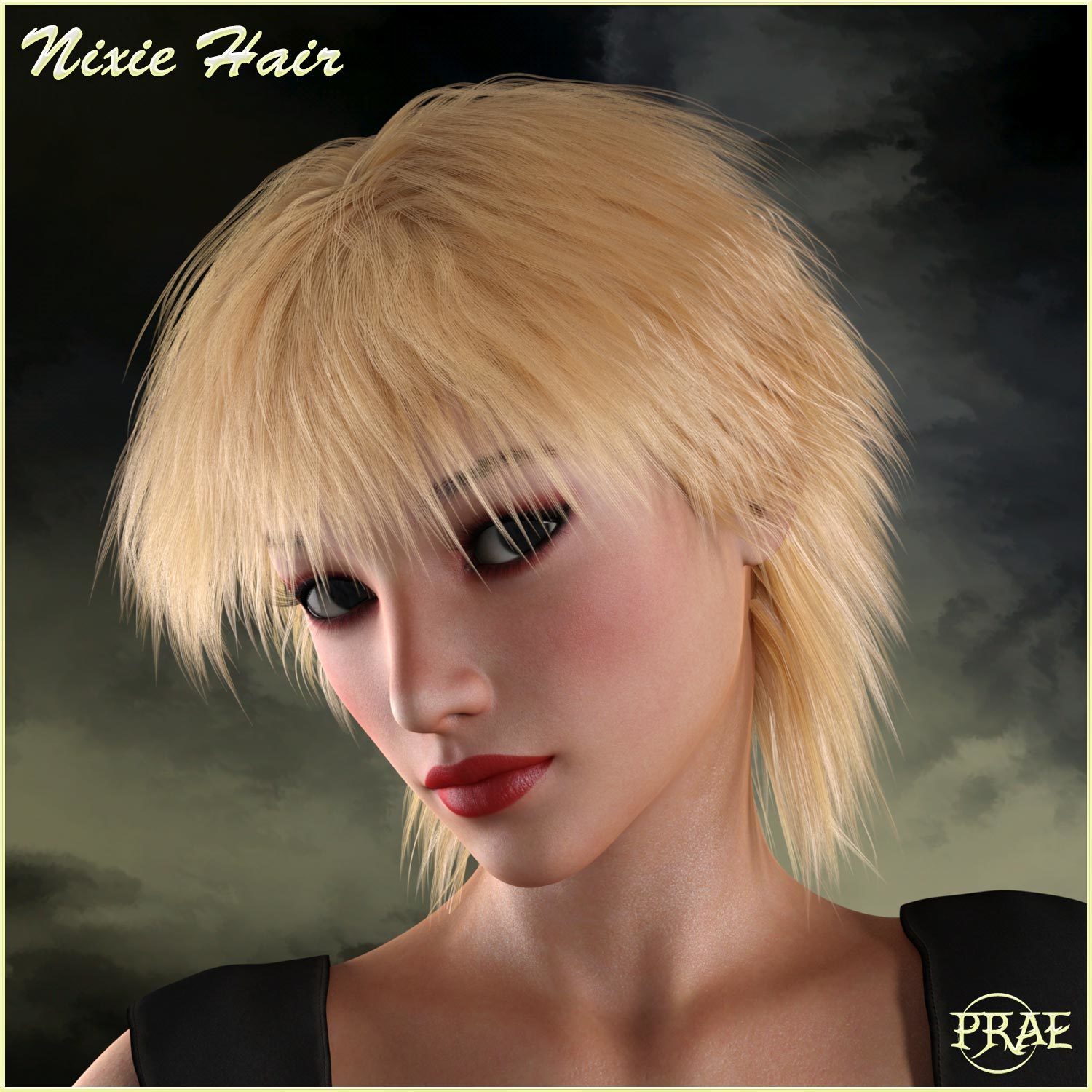 Prae-Nixie Hair For G3/G8 Daz by N/A