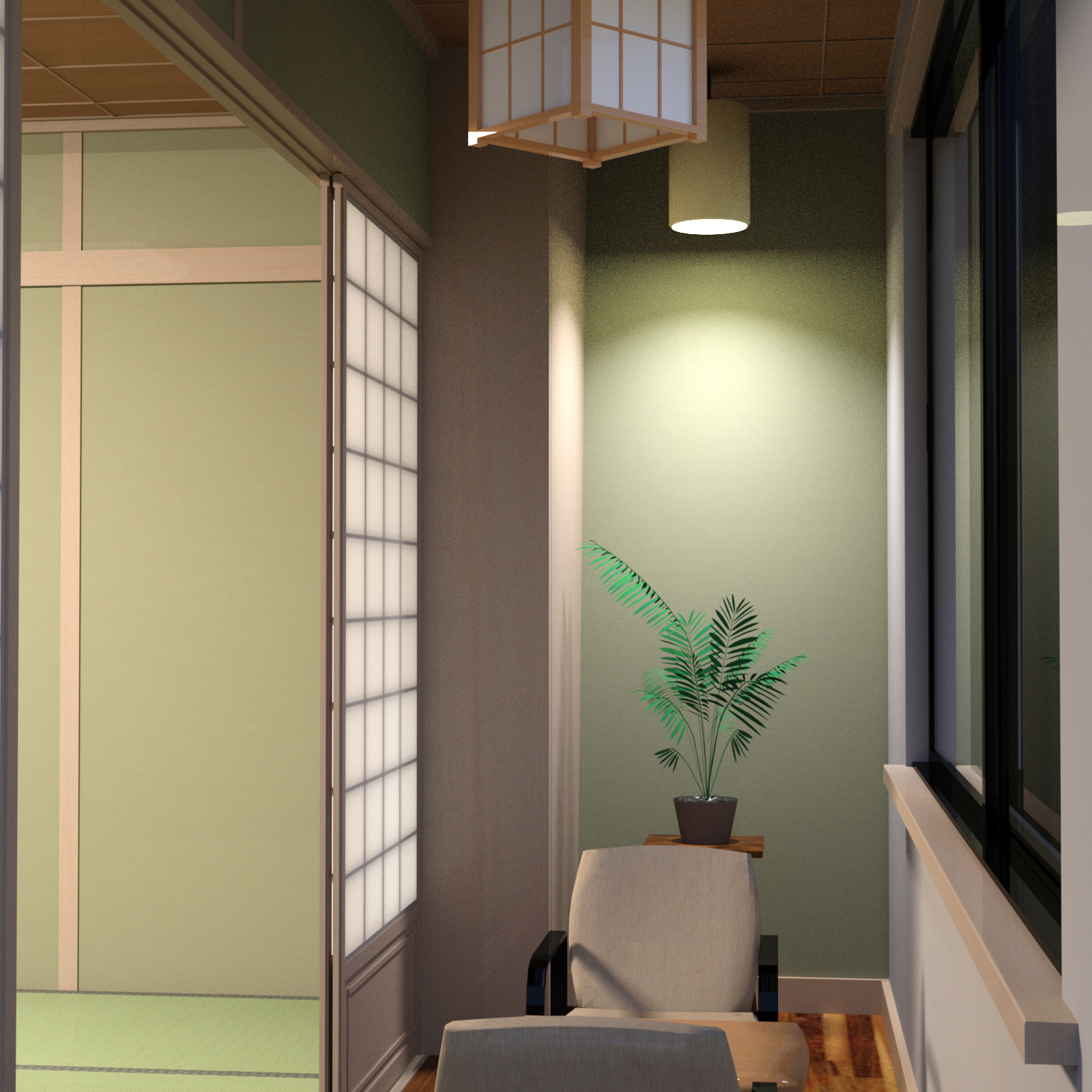 Traditional Japanese-style inn room for DazStudio by N/A