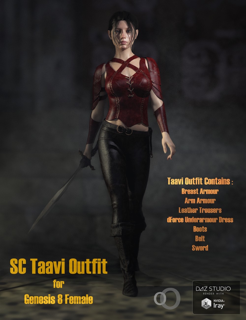 SC Taavi Armour for Genesis 8 Female by N/A