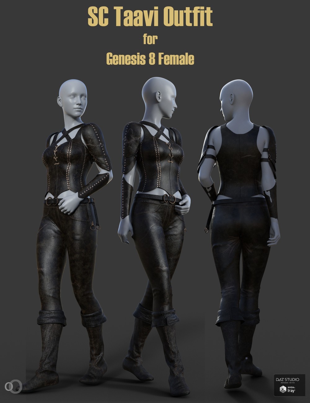 SC Taavi Armour for Genesis 8 Female by N/A