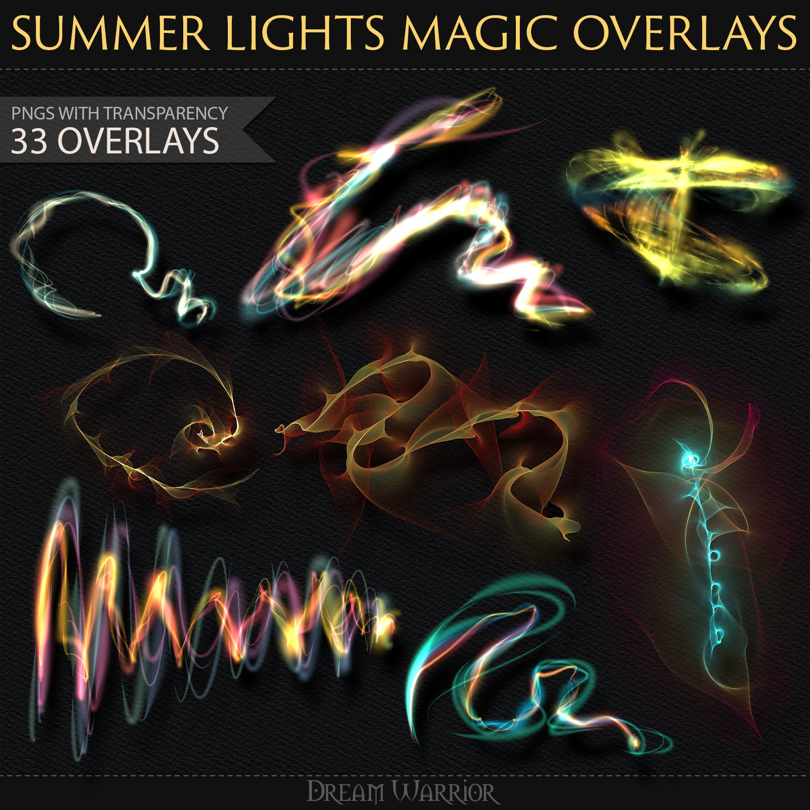 DW - Summer Lights Magic Overlays by N/A
