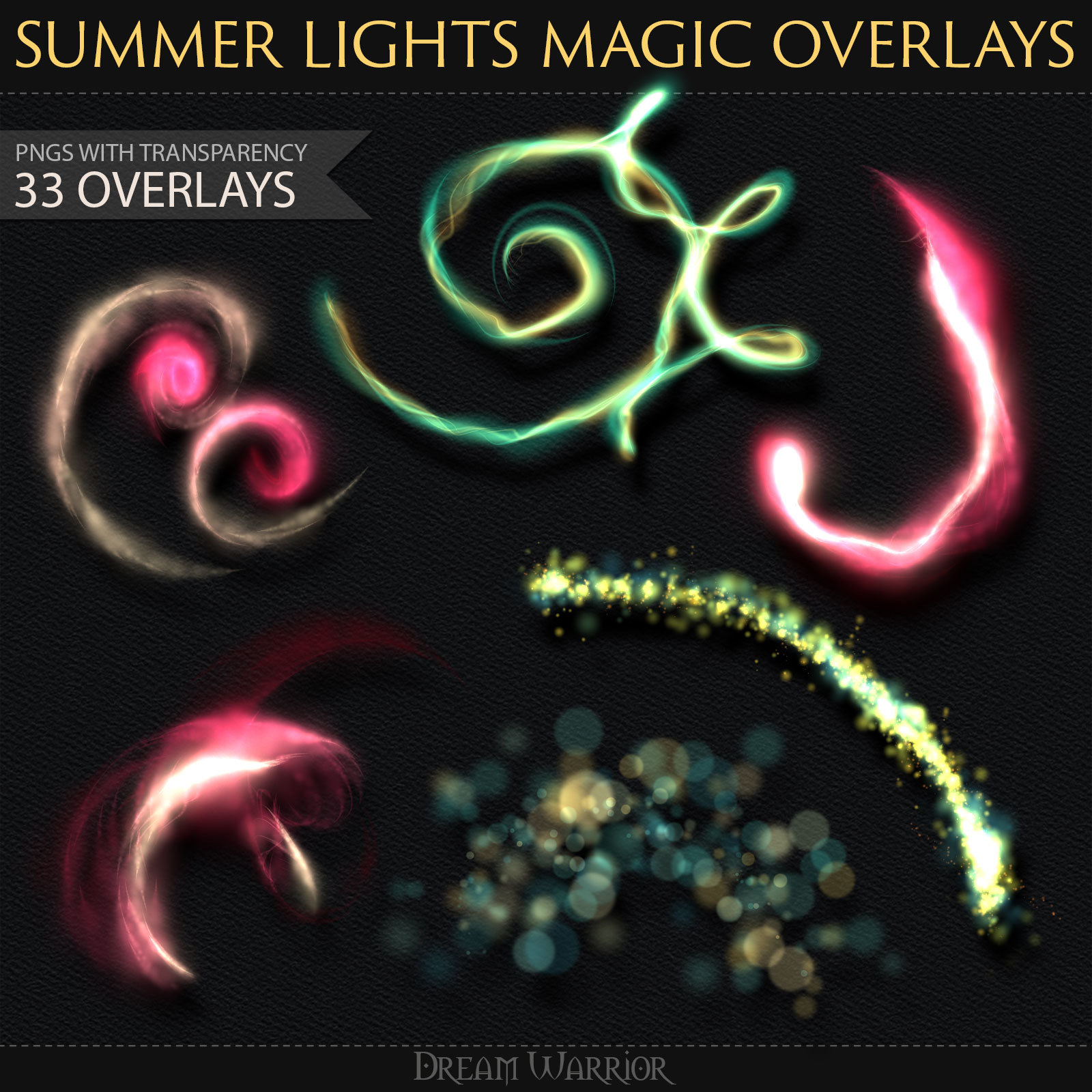 DW - Summer Lights Magic Overlays by N/A