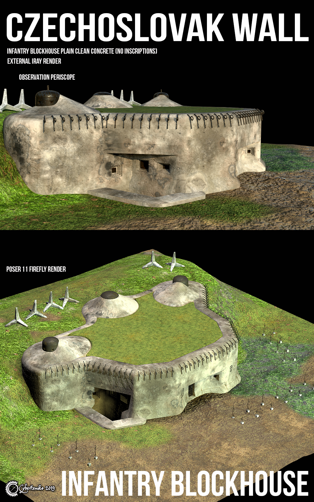 Czechoslovak Wall - Infantry Blockhouse by N/A