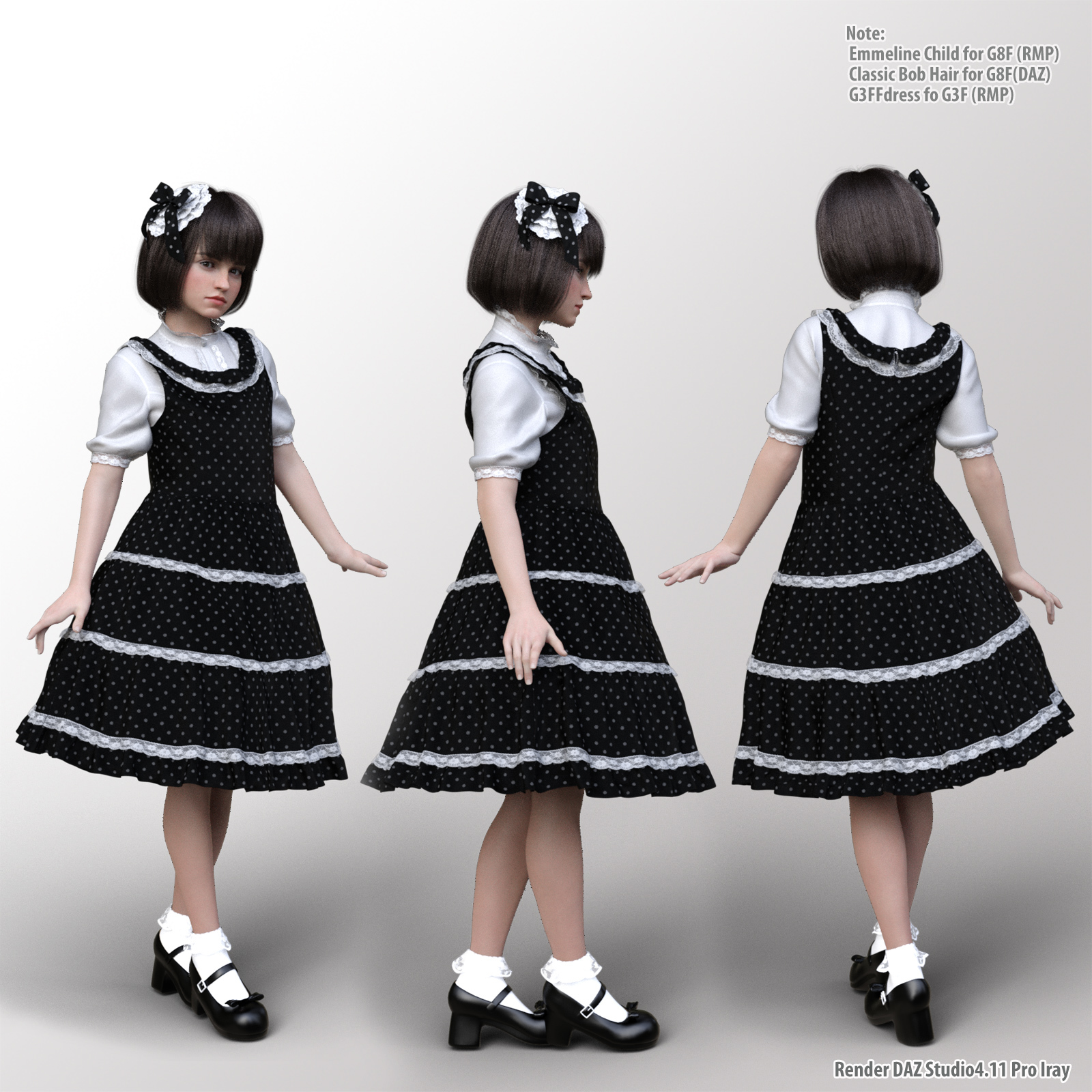 dForce G8FT Dress for G8F by N/A