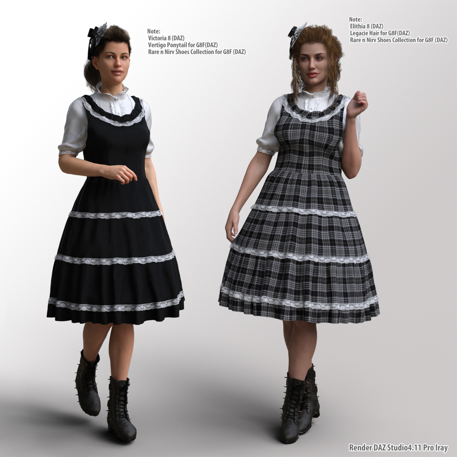 dForce G8FT Dress for G8F by N/A