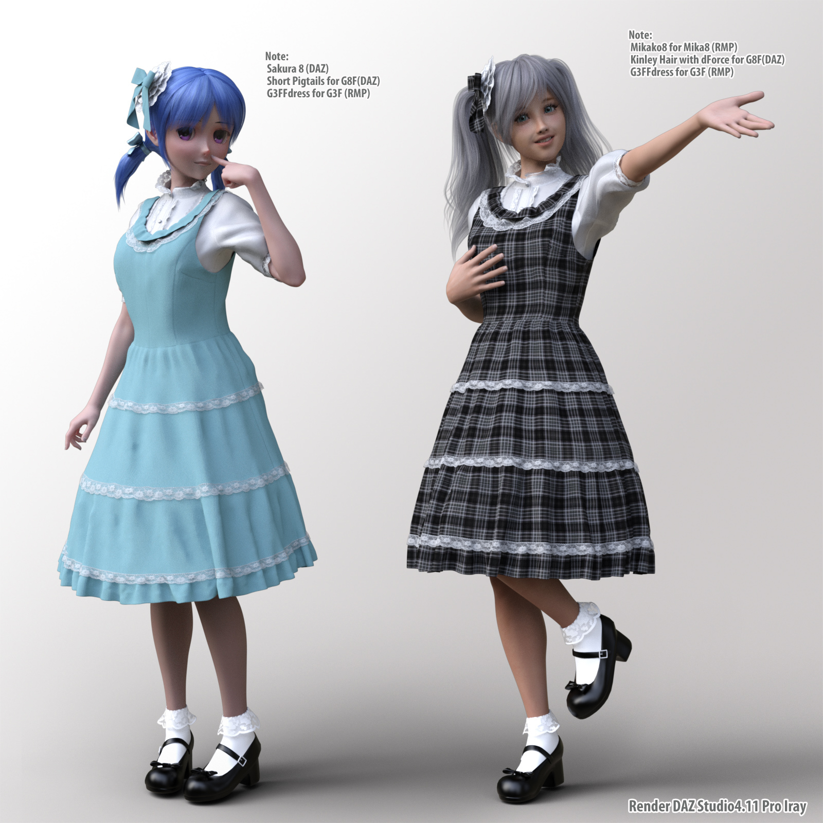 dForce G8FT Dress for G8F by N/A