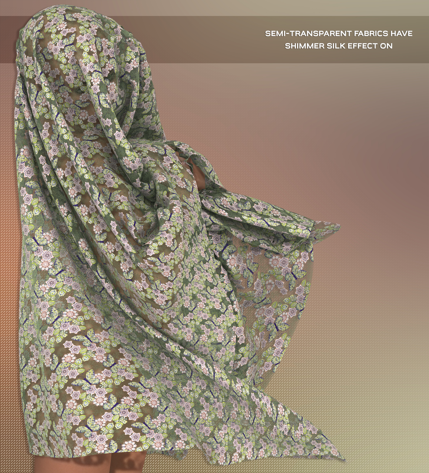 Poser - Floral Chenille by N/A