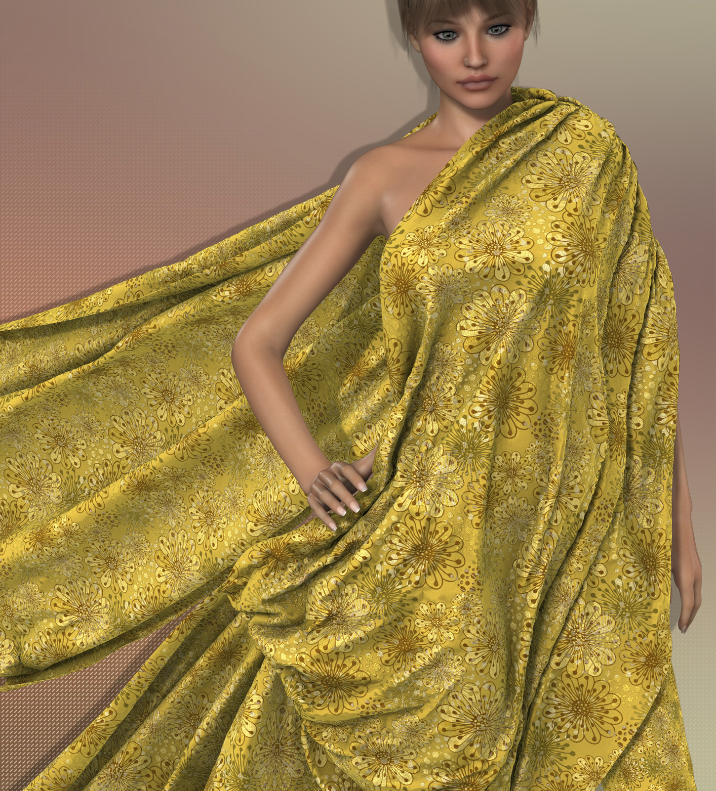 Poser - Floral Chenille by N/A