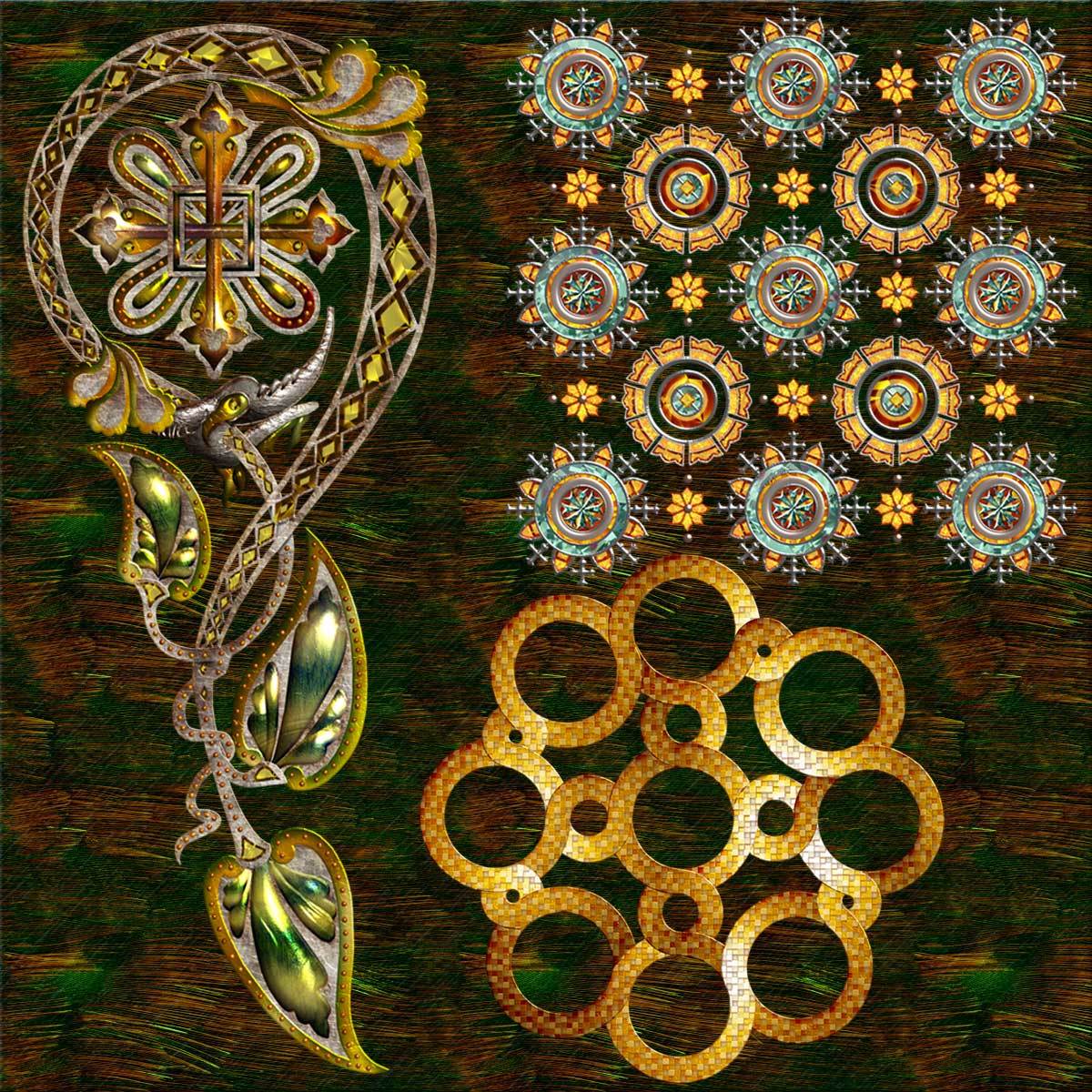 Harvest Moons Byzantine Jewels by N/A