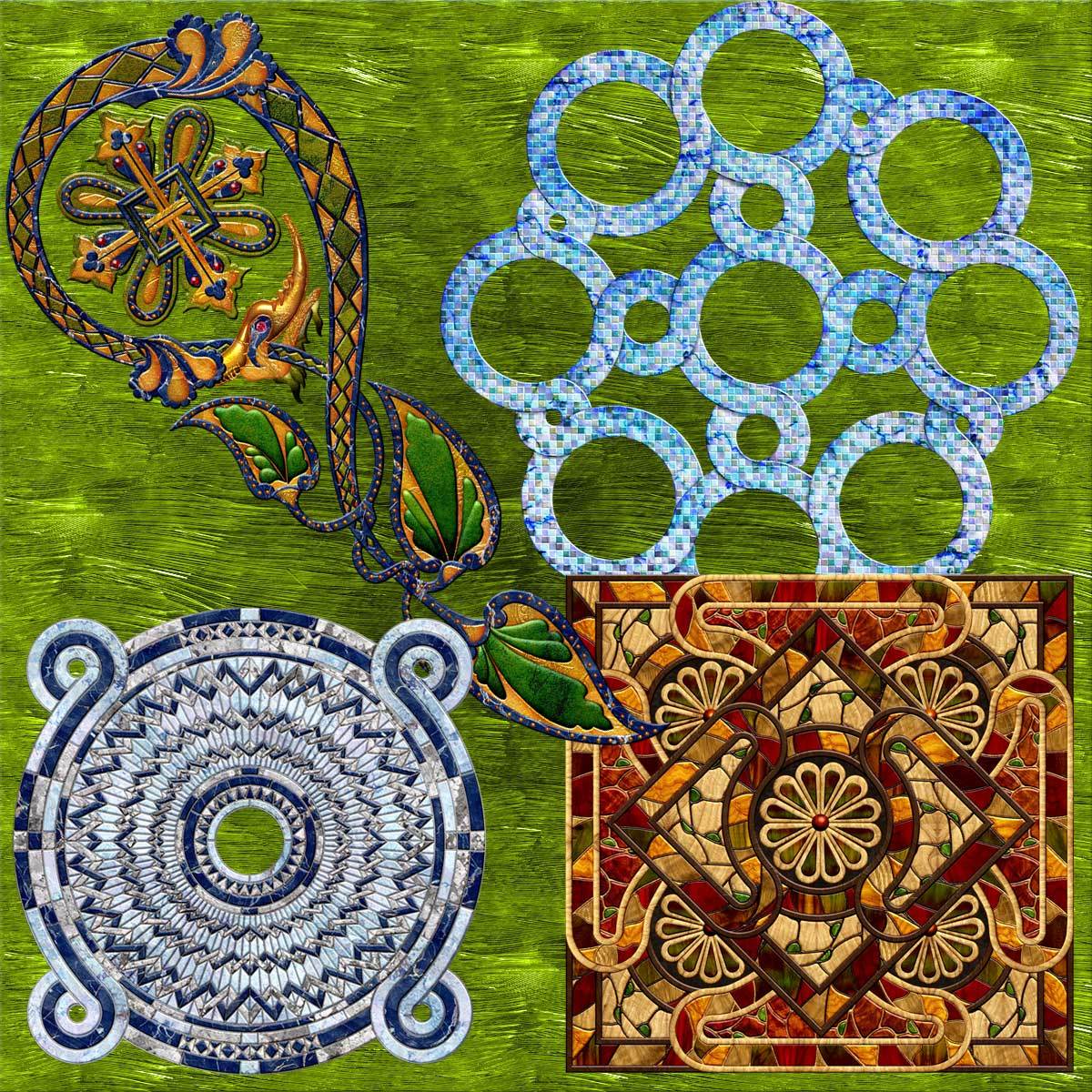 Harvest Moons Byzantine Jewels by N/A
