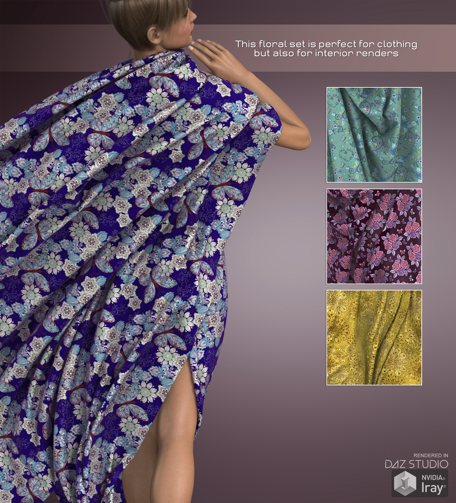 Daz Iray - Floral Chenille by N/A