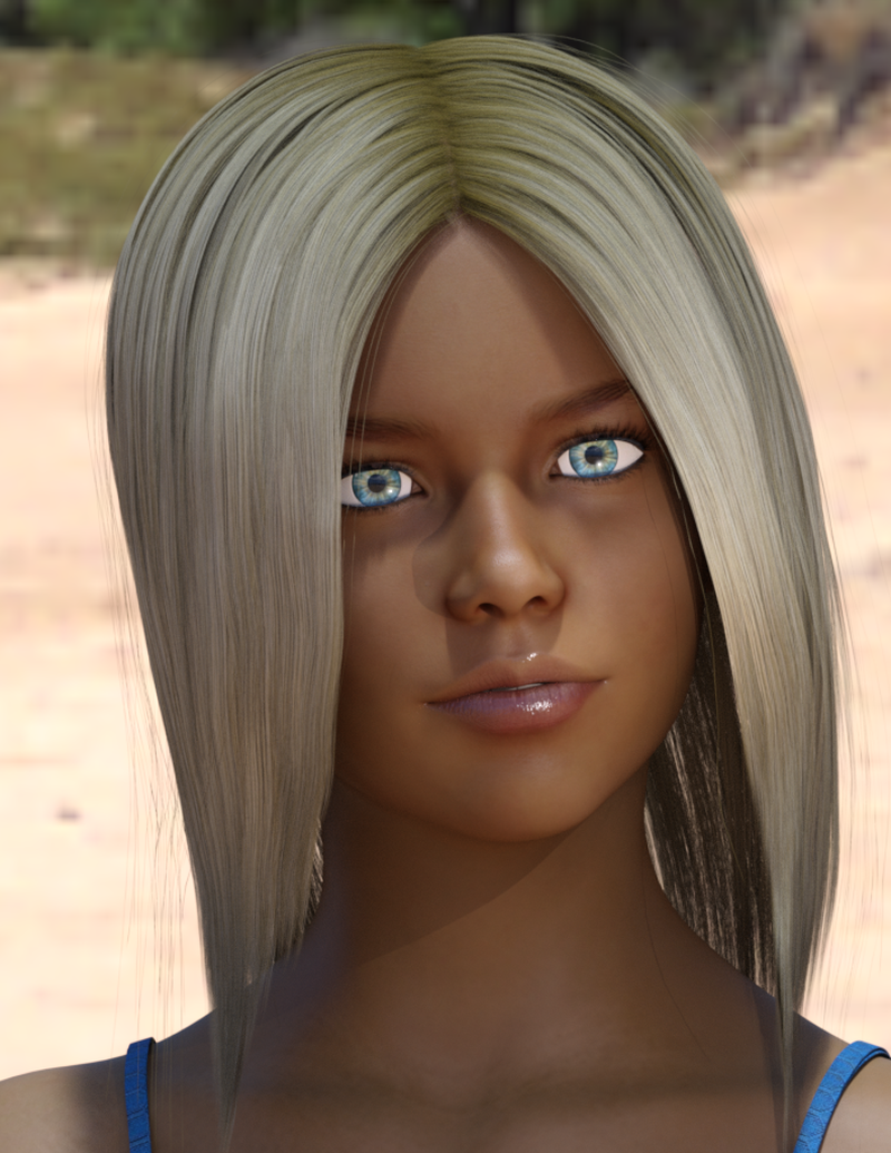 HJ Hair for Genesis 3 and Genesis 8 Female by N/A
