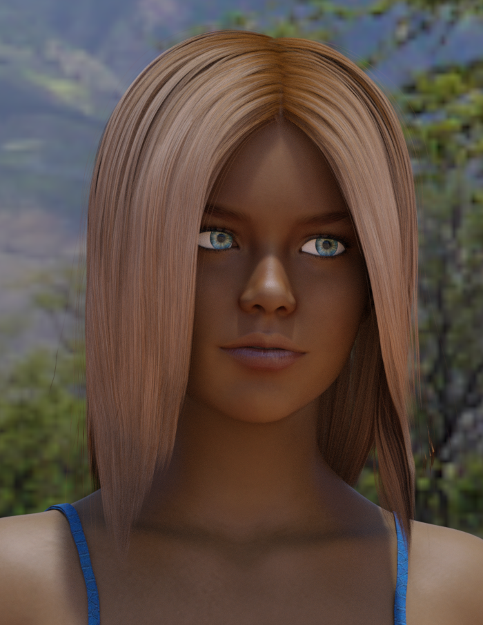 HJ Hair for Genesis 3 and Genesis 8 Female by N/A