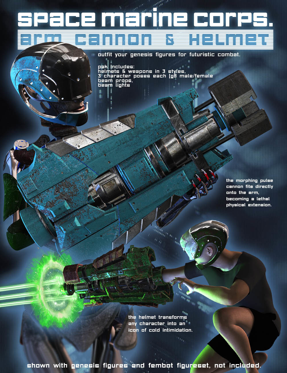 SMC Gear: Plasma Cannon and Helmet by N/A