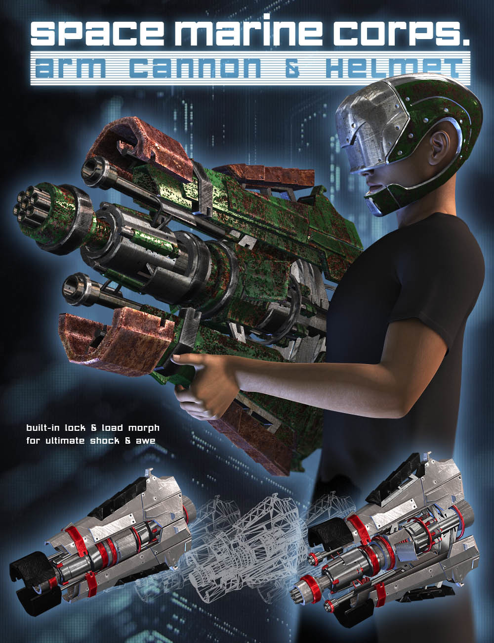 SMC Gear: Plasma Cannon and Helmet by N/A
