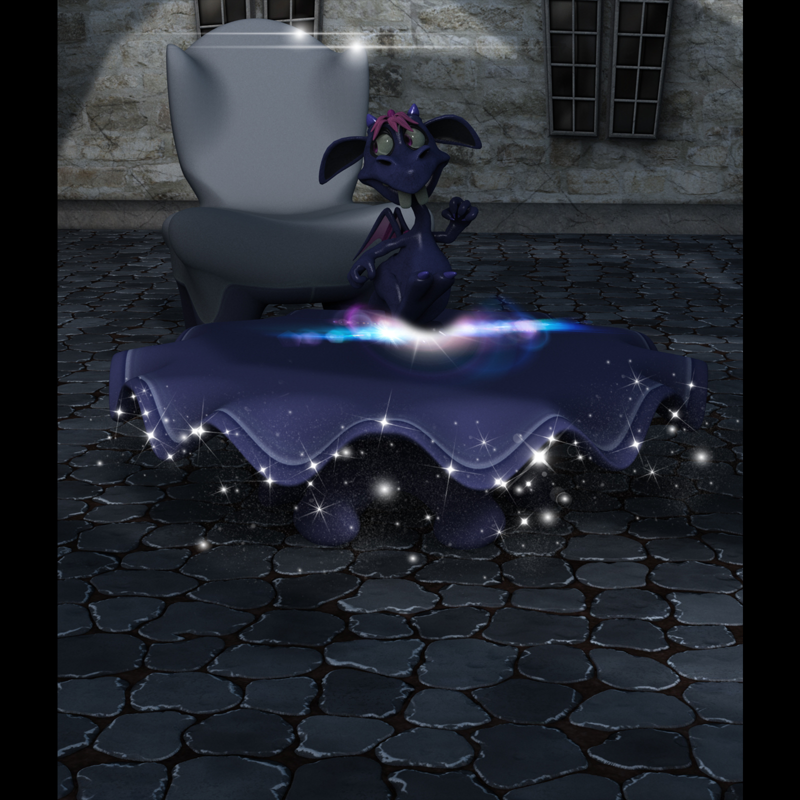 Toon Morphing Chair and Table by N/A
