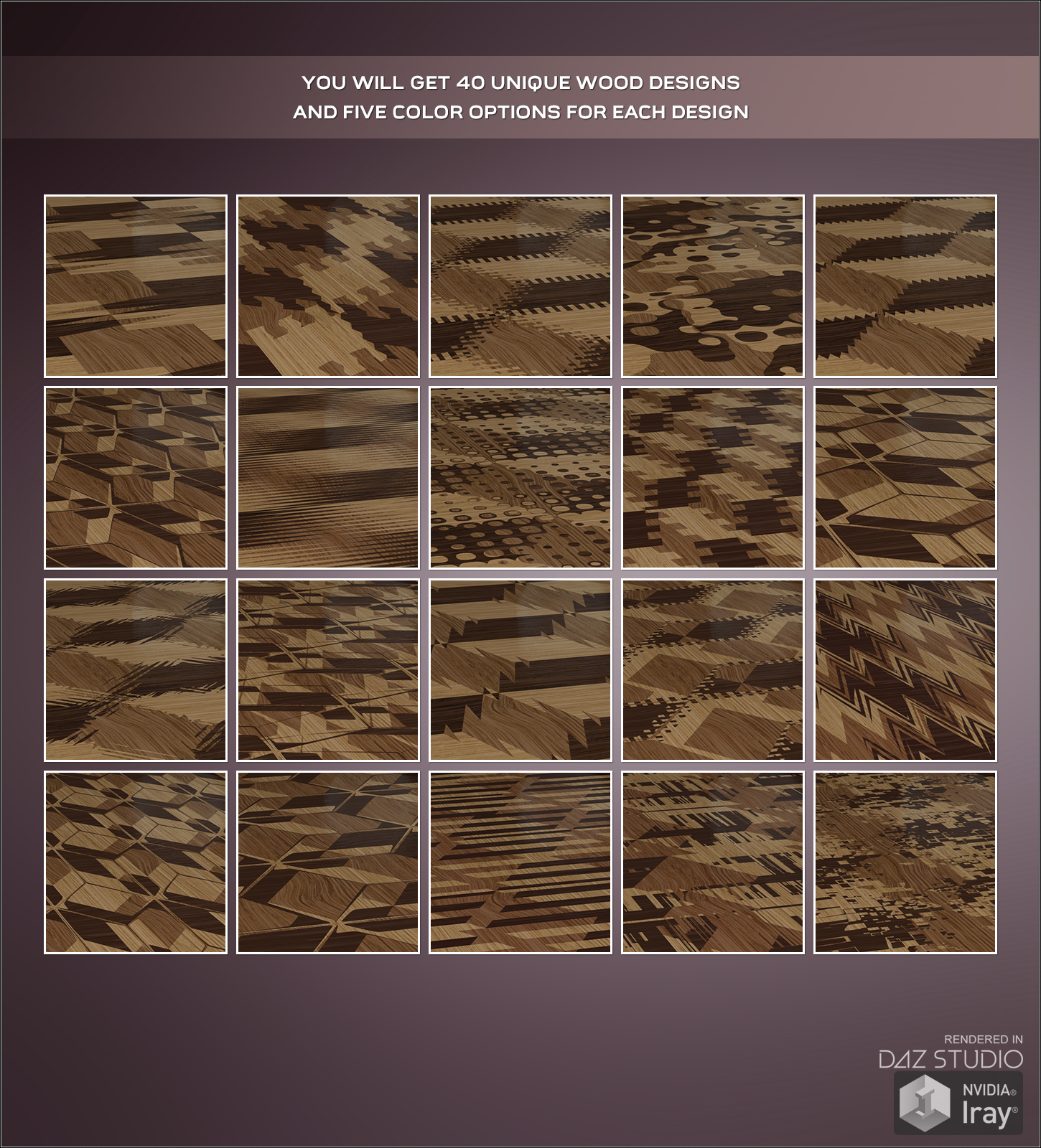 Daz Iray - Deco Wood by N/A