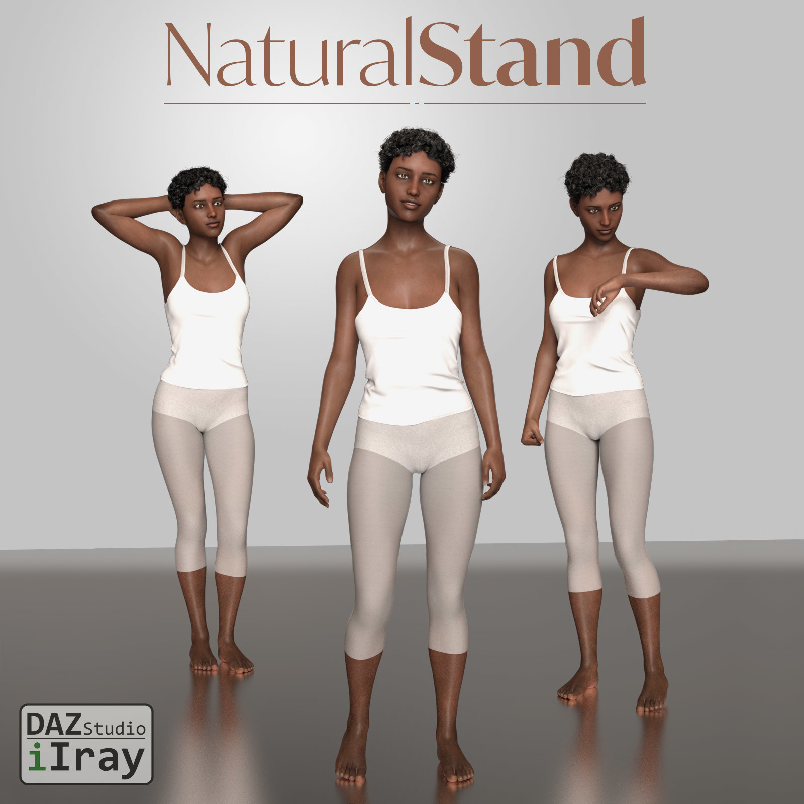 Natural Stand - Motion Capture Poses for Genesis 8 Female by N/A