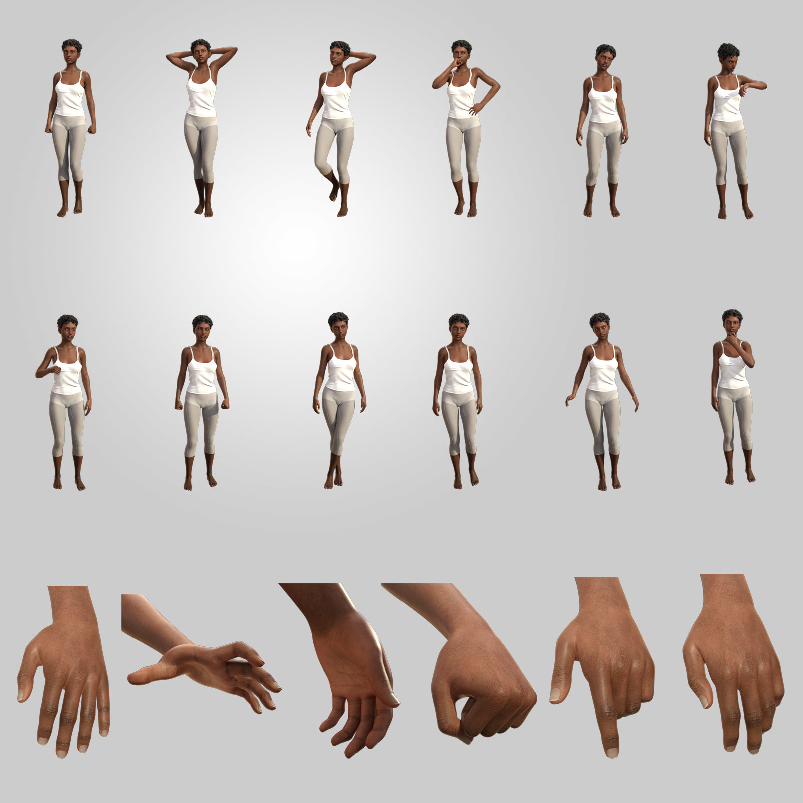 Natural Stand - Motion Capture Poses for Genesis 8 Female by N/A