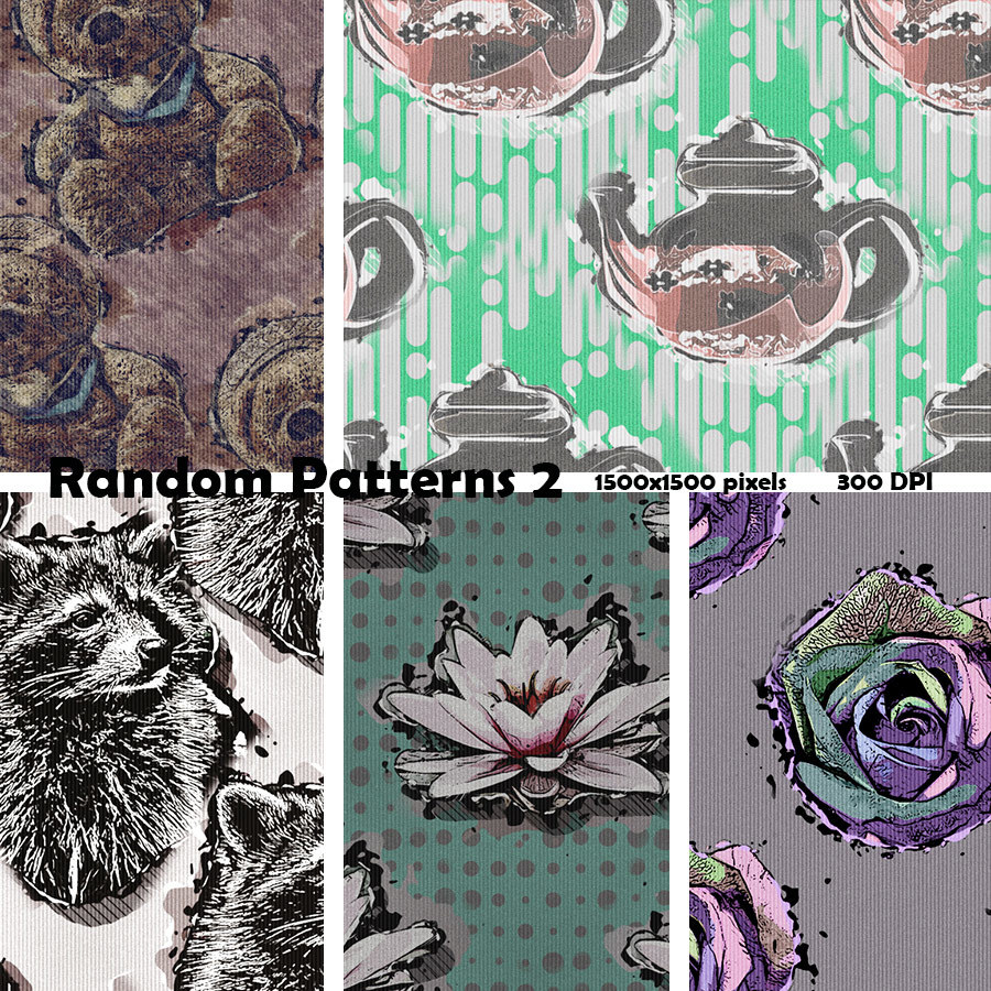 Seamless Random Patterns 2 by N/A