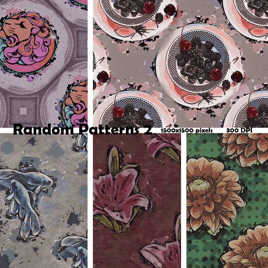 Seamless Random Patterns 2 by N/A