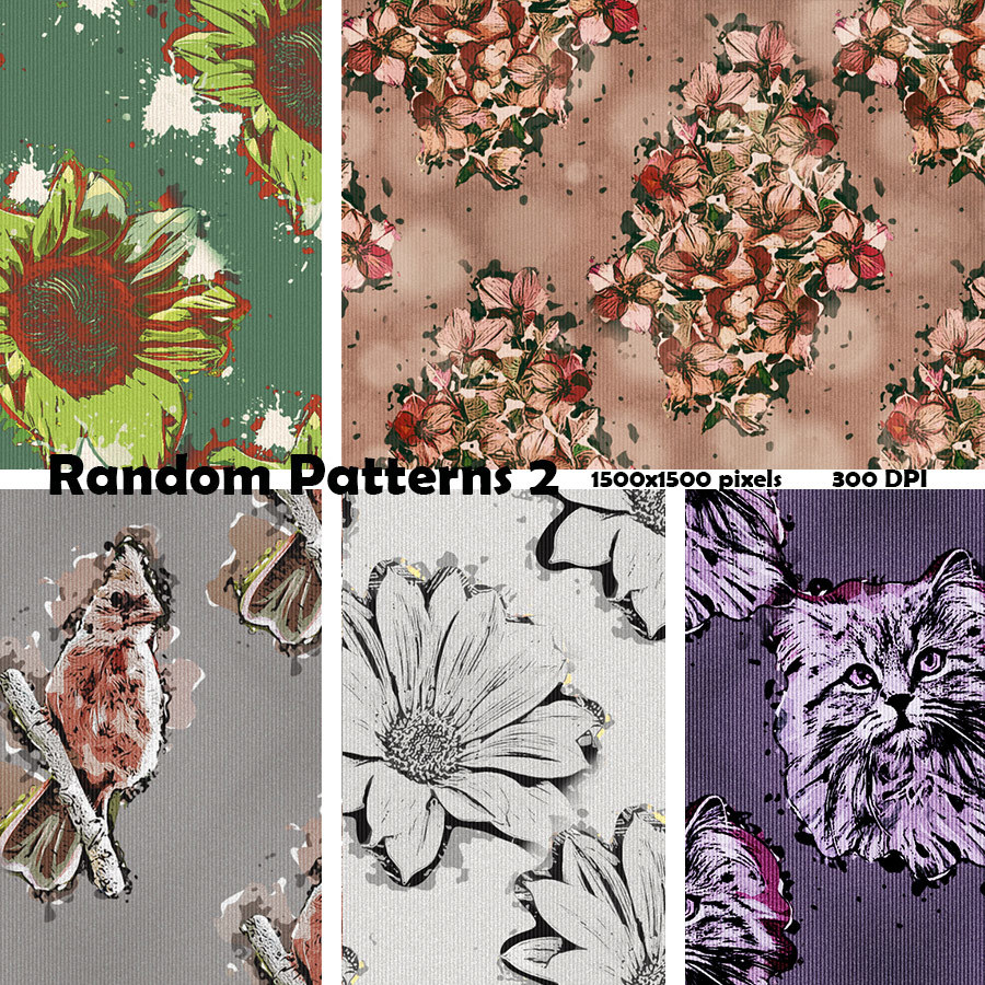 Seamless Random Patterns 2 by N/A